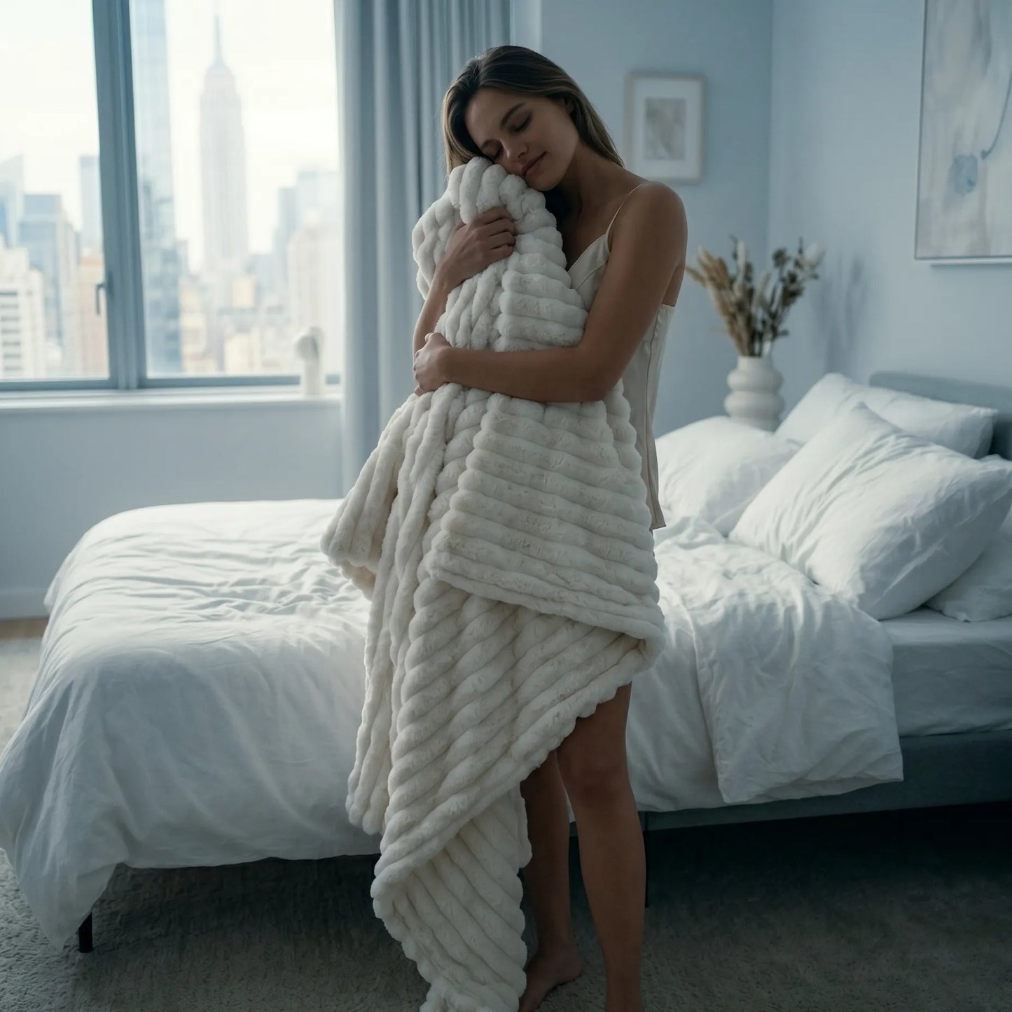 Anxiety Melt Plush Lightweight Blanket