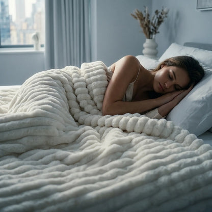 Anxiety Melt Plush Lightweight Blanket